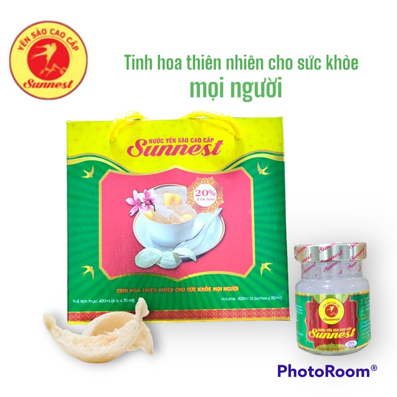Yến sào Sunnest 20% dành cho người tiểu đường
