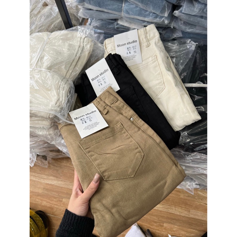 Quần jeans ống loe 3 màu Cuahangjeans