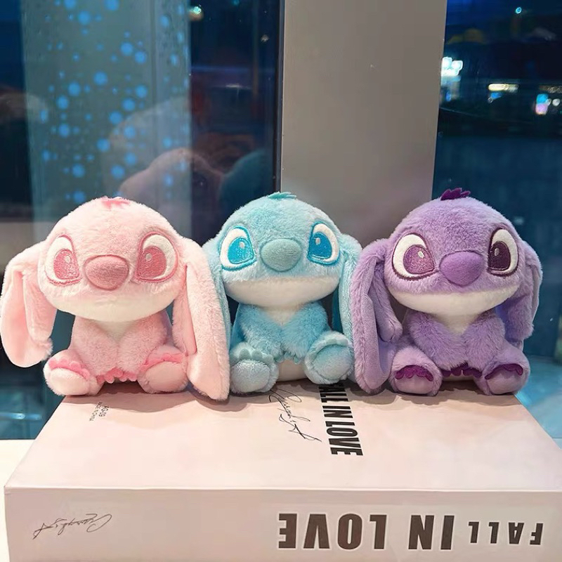 Móc khóa Stitch bông Tím siêu đáng yêu