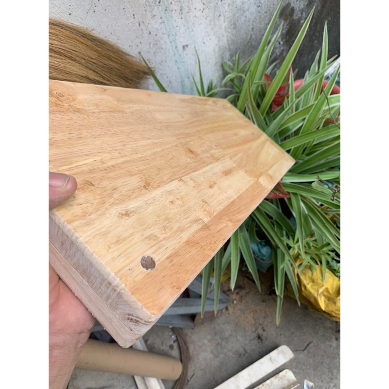 Xích đu sân vườn làm từ gỗ ghép cao su nguyên khối không thấm nươc kèm dây thừng 10m