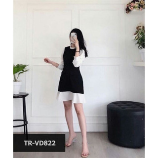 Đầm Umi Phối Sơ Mi