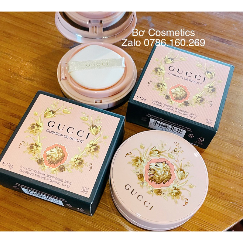 Phấn nước Cushion Gucci mẫu mới tone 01 02 03