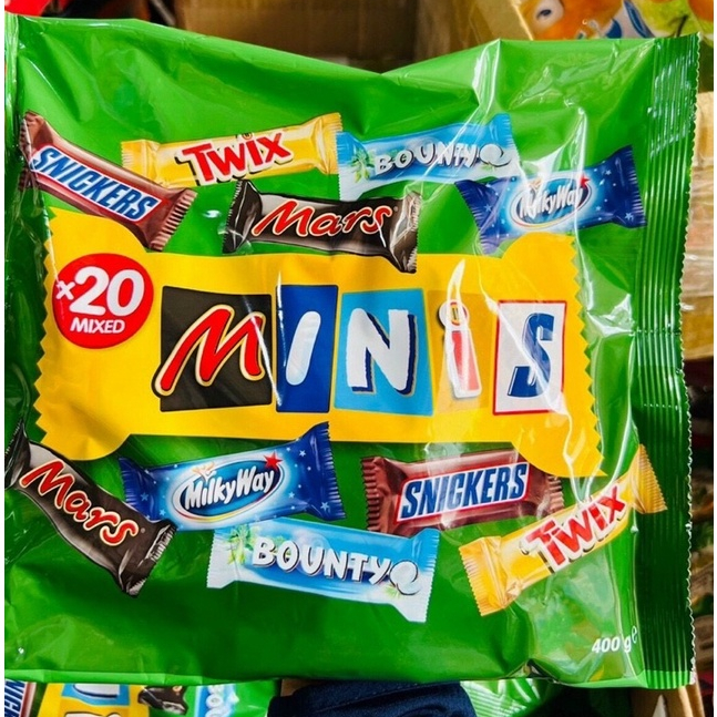 Socola hỗn hợp Mars Minis 400g Đức