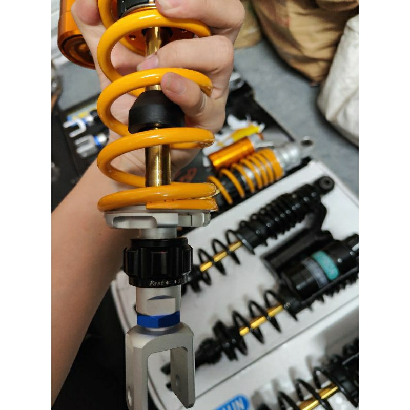 Phuộc Ohlins bình dầu tăng chỉnh thật gắn SHVN SRGT