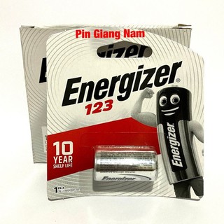 Pin CR123 Energizer 3V Lithium Battery Chính Hãng Vỉ 1 Viên