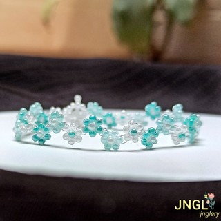 Vòng Tay Hạt Cườm Hình Hoa Nhỏ Nhiều Màu Sắc Ngọt Ngào TK3190