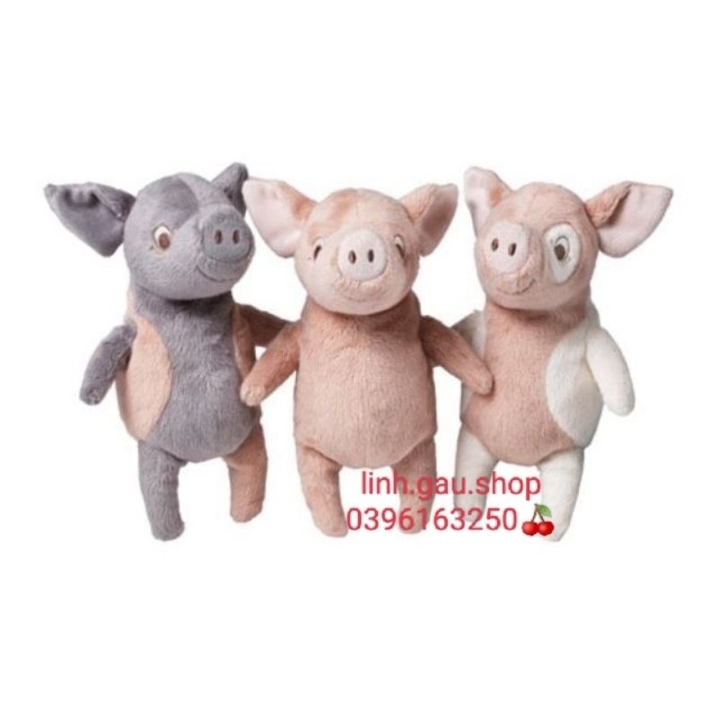 Chú heo bông ikea nhỏ xinh