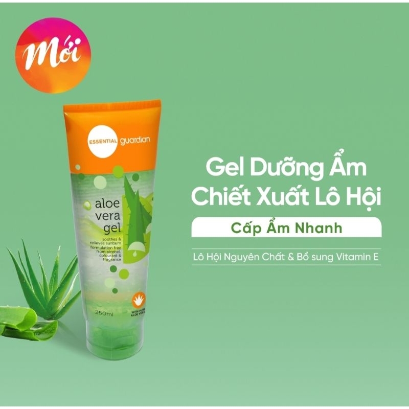 Gel Dưỡng Da Lô Hội Guardian Aloe Vera Gel Malaysia 100ml, 250ml