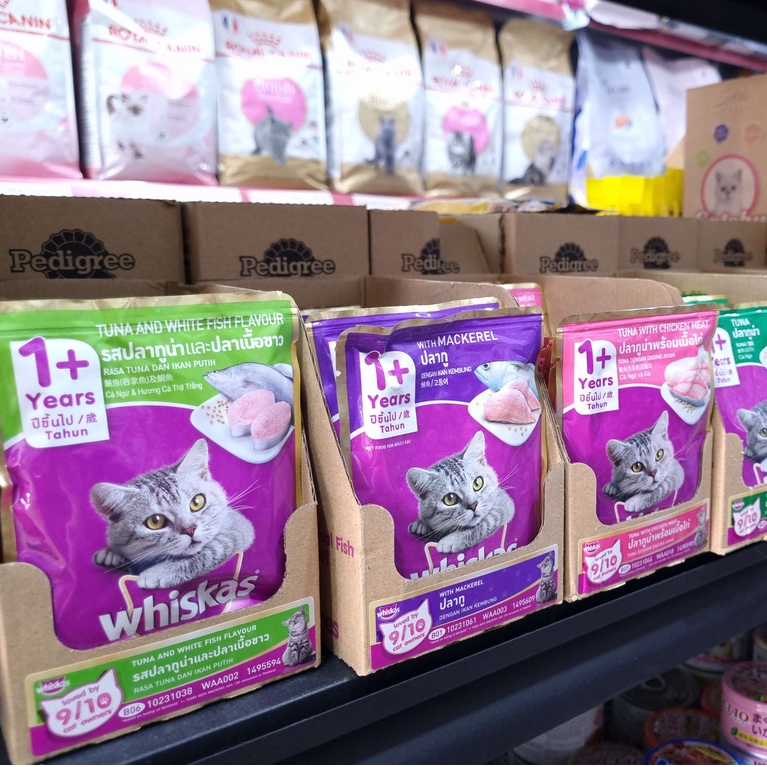 Pate Cho Mèo Whiskas - Gói 80gr