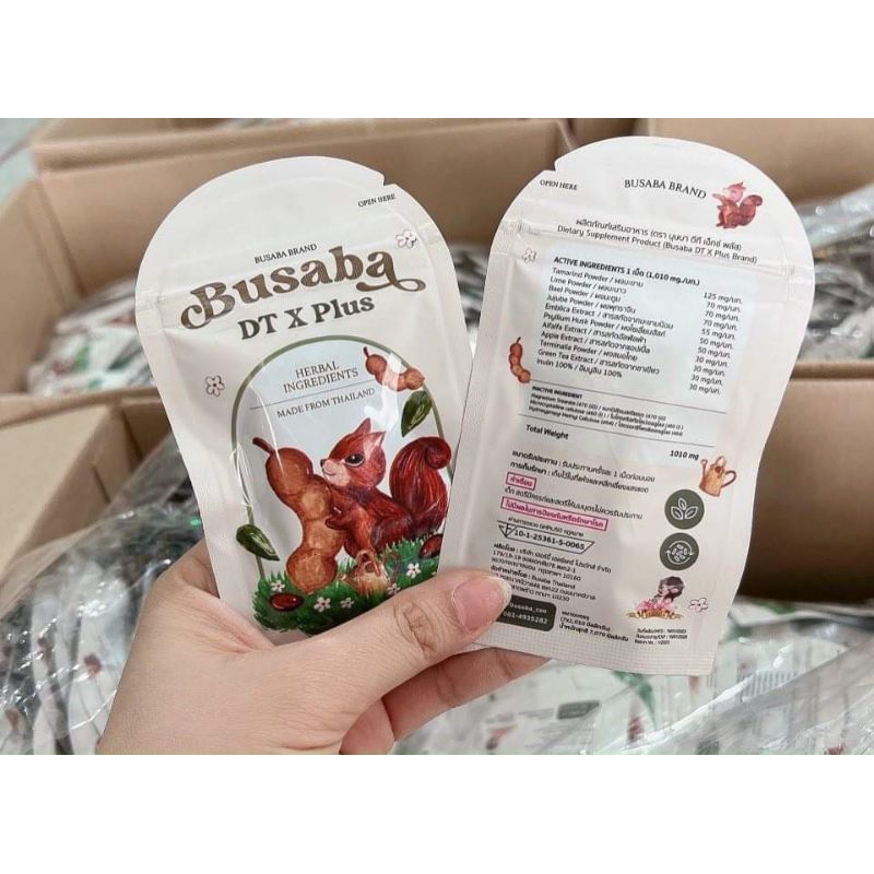 Busaba thái lan gói 7 viên giam can này mẫu mới