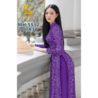 Vải áo dài hoa đều đẹp