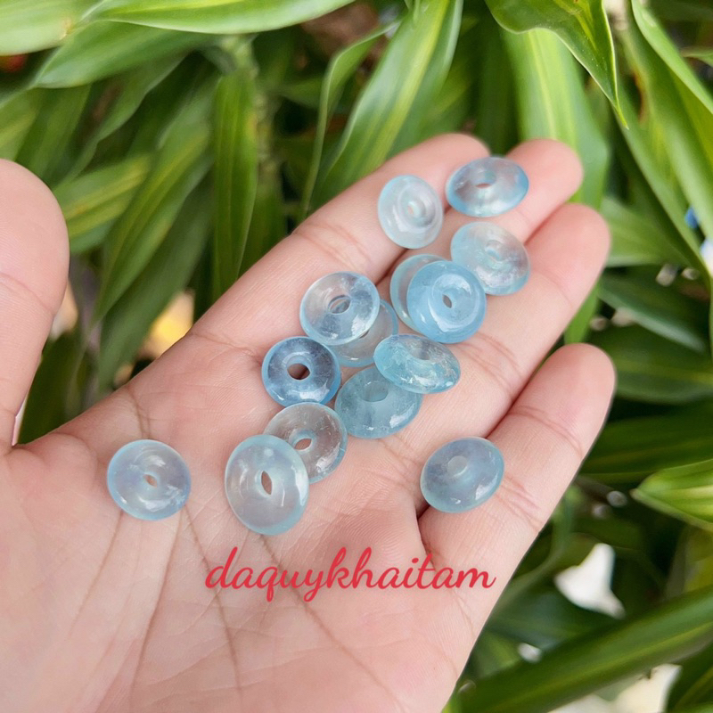 Đồng Điếu Aquamarine size 12.7mm