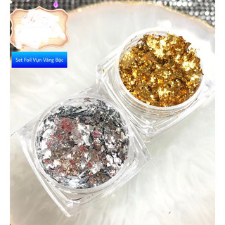 Set foil vụn vàng bạc