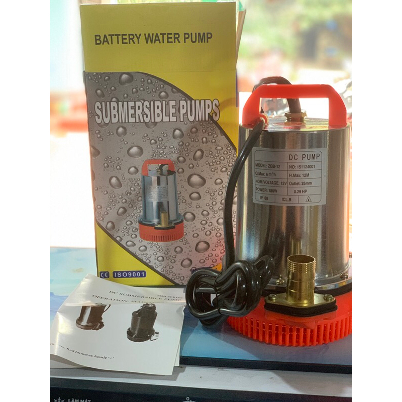 Bơm chìm DC 12v-24v  160w-180w,12v- 250w