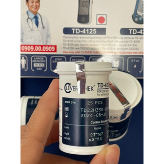 Que thử đường huyết clever check td 4230 date xa 2025