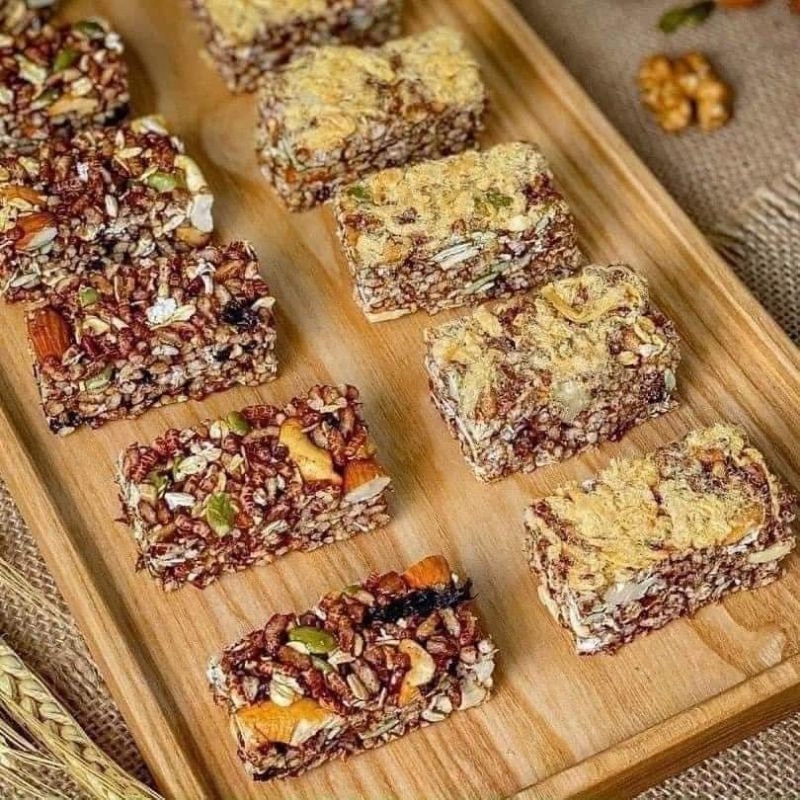 Thanh Gạo Lứt Mix Hạt