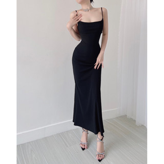 Honey Dress - Đầm body dáng maxi cột nơ lưng nữ tính, 6 màu pastel, chất thun mềm mịn