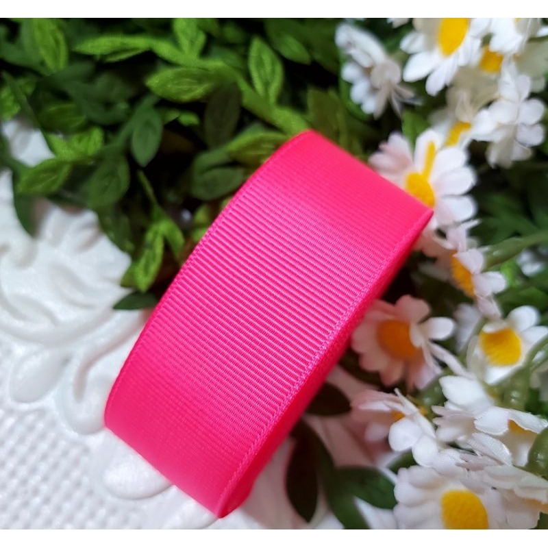 Ruy băng gân ,phụ liệu handmade, size  2.4cm_2.6cm