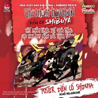 Poster Chú thuật hồi chiến offline biến cố Shibuya