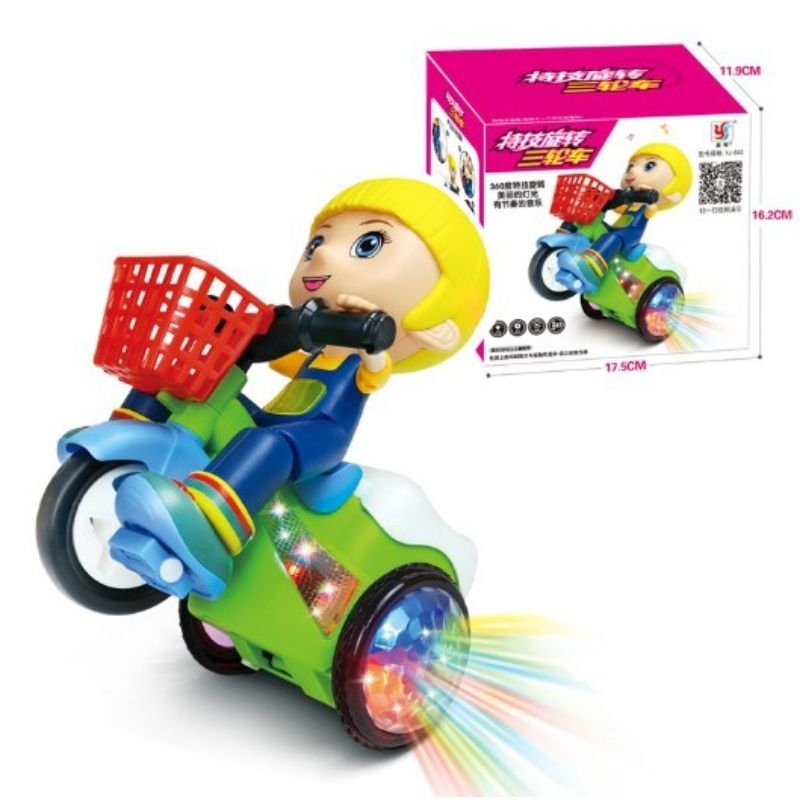 Đồ Chơi Chú Bé Shipper Có Nhạc Có Đèn Quay 360 Độ - Dừa Shopkids
