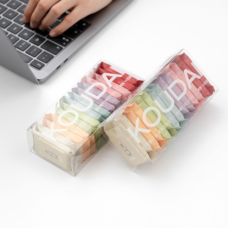 Set 14 viên khăn mặt nén du lịch dùng 1 lần dạng viên hình viên kẹo tiện dụng  HQ