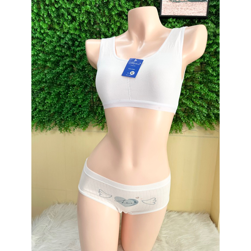 💟Áo Lót Bé Gái 30kg-70kg💟Áo Lót Lá Dạng 3 Lỗ-2 Dây Coton Siêu Mền Mịn Co Giản 4 Chiều