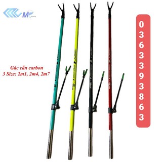 Gác cần carbon 2m1 2m4 cho cần 5m4, chống cần 2m1 2m4