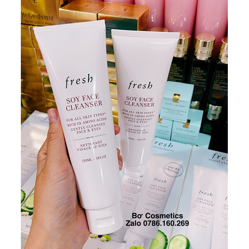 Sữa rửa mặt Fresh soy face cleanser 200ml