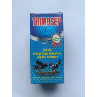 Trimosep chai 10ml ( cầu trùng, ký sinh trùng đường máu, khò khè, tiêu chảy )