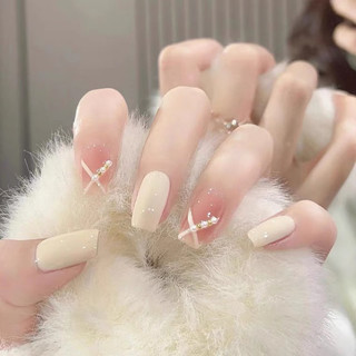 Móng giả thiết kế thủ công kèm keo&dũa - B584