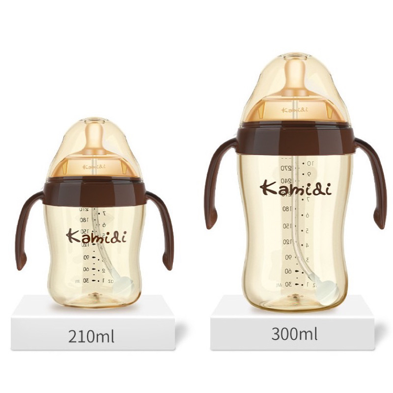 Bình sữa Kamidi Silicon 150ml ,250ml Chính Hãng cho trẻ sơ sinh, chống sặc cho bé, giúp bé tập bú bình, cai sữa mẹ