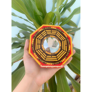 Gương bát quái gỗ lồi ( nhiều size )