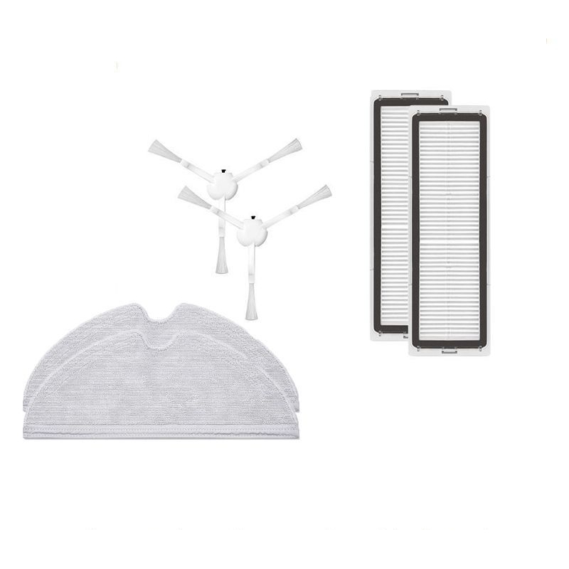 Phụ kiện Robot Xiaomi Roborock S5 Max, S6 MaxV,Roborock: S50, S55 - Lọc hepa, Chổi giữa, Chổi chính, Khăn lau, Chổi cạnh