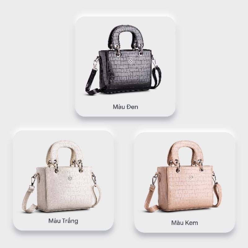 Túi xách nữ cầm tay Vân da cá sấu Lady Yuumy YTX31