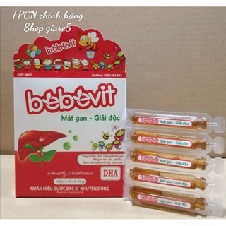 Bebevit mát gan hỗ trợ thanh nhiệt giải độc gan