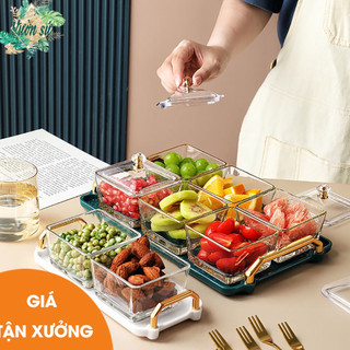 [XẢ KHO] Khay đựng mứt tết bánh kẹo tết sang trọng mẫu mới - VS86