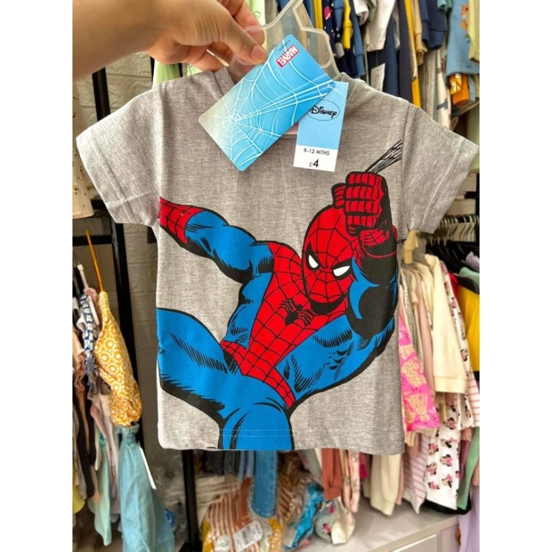(George uk) Áo phông bé trai người nhện sz 9/12m