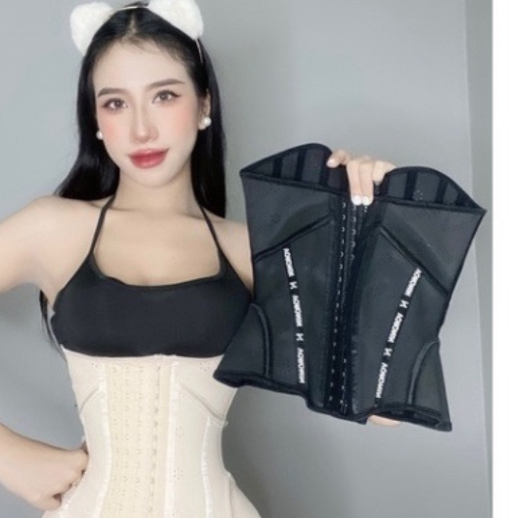 Đai Latex Biến Nhiệt Voronin 17 Xương Cao Cấp 2023 - Tặng Áo Lót Liner Và Thanh Cài