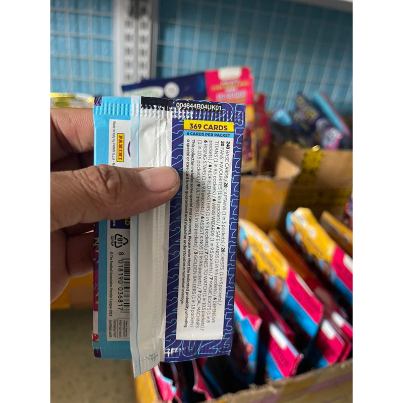 Gói thẻ lẻ Pack thẻ Panini Adrenalyn XL Premier league PLUS mùa 22/23 2023