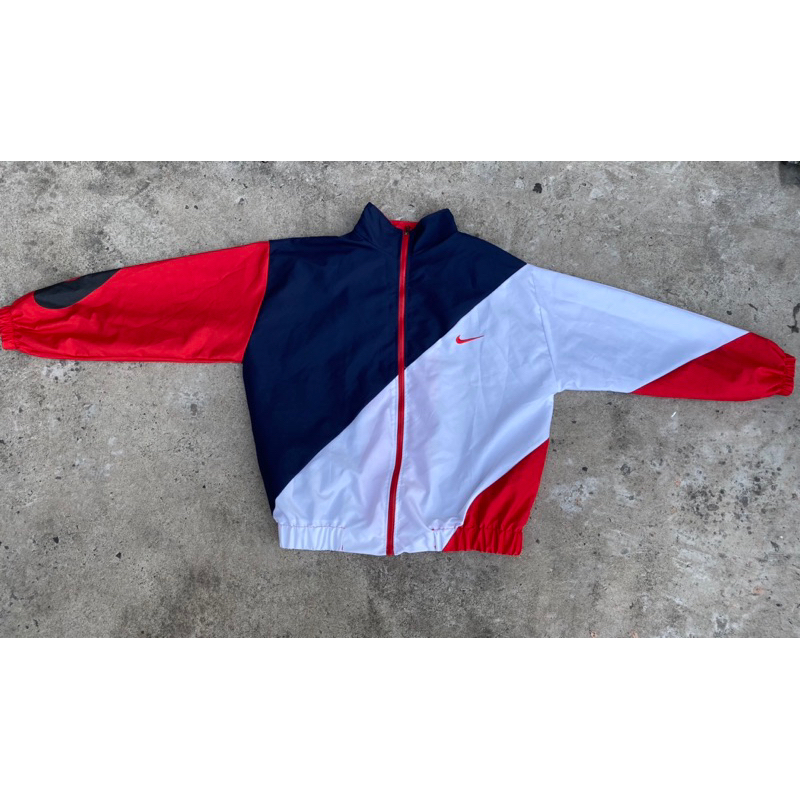 Áo Khoác Jacket Nike Vintage Vải Cao Cấp 2 Lớp Dày Dặn