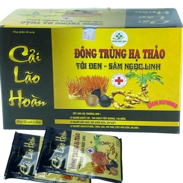 Đông Trùng Hạ Thảo,Tỏi Đen Sâm Ngọc Linh giúp tăng sức đề kháng, ổn định đường huyết, hạ mỡ máu, tốt cho người tai biến