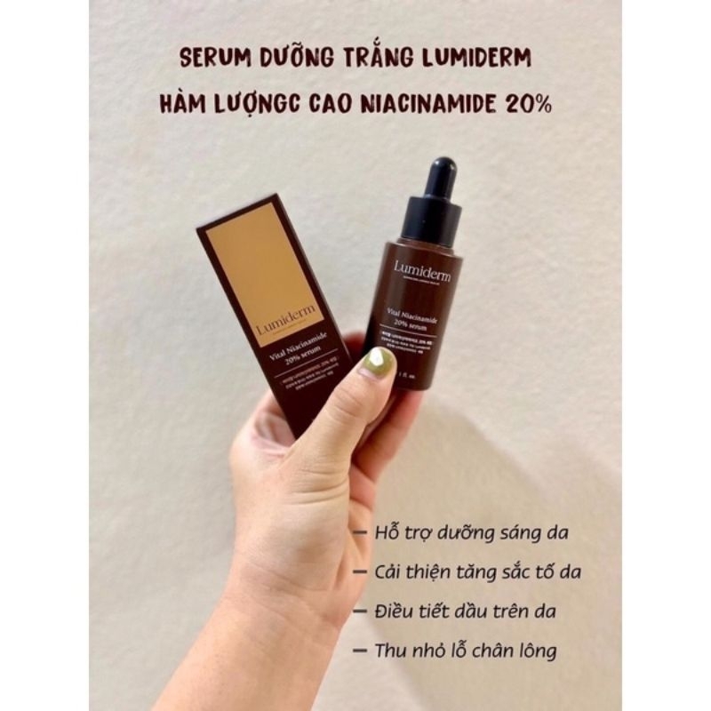 SERUM DƯỠNG TRẮNG NIACINAMIDE 20% B3