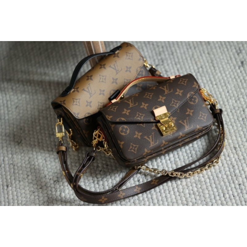 Túi LV metis da thật sz21cm bản đẹp dã man fullbox