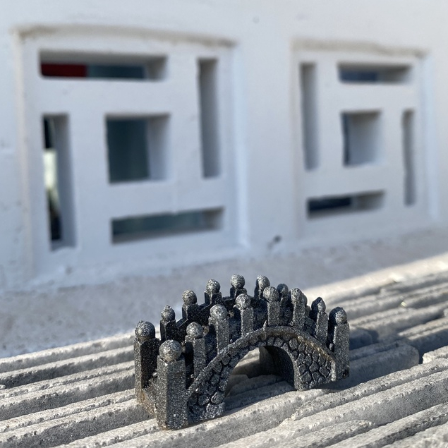 Bộ Cầu Giả Đá 4 Size Mini Trang Trí Terrarium, Tiểu Cảnh