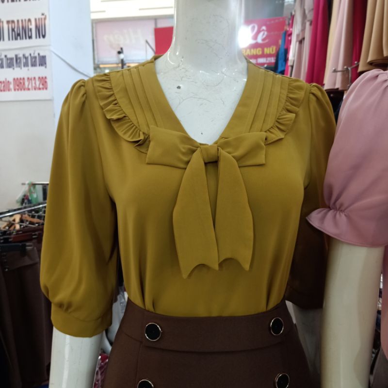 Áo Sơ Mi Lụa ,Sơ Mi Tơ Công Sở( Chọn Mẫu Ib Shop Ạ)