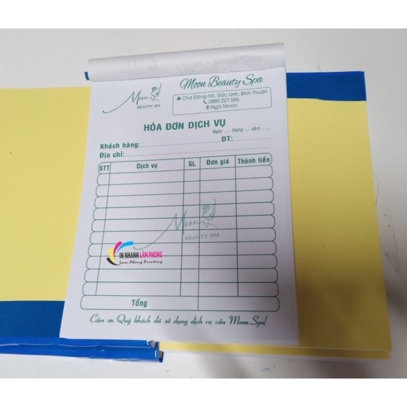 Combo 10 Quyển Hoá Đơn Bán Lẻ 1liên Size Lớn 15*21