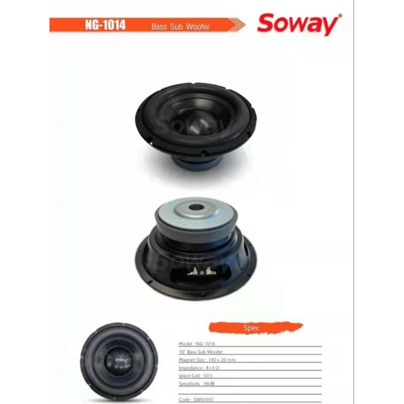 Loa bass sub 25 từ 140 coil 51 4ohm hàng nhập khẩu chính hãng