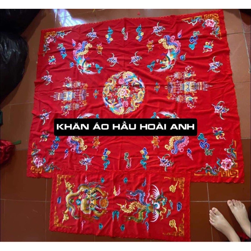 Khăn phủ diện + tấu hương _siêu đẹp_giá tốt_khăn áo hầu Hoài Anh
