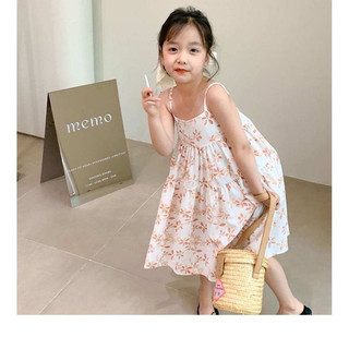 Set 2 váy cotton 2 dây 3 tầng