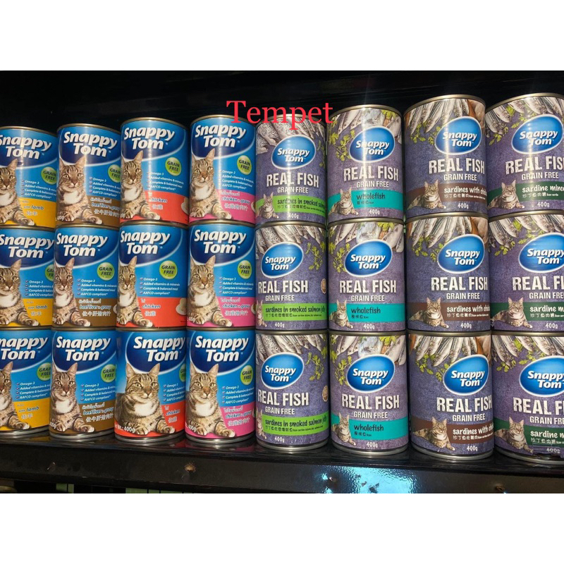 [MUA 4 TẶNG 1 xé nhãn] Pate Snappy Tom 400g
